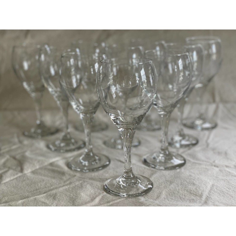 WINE PARTY GEAR: NWOT Set of 10 Libby Glassware “PERCEPTION” 10 OZ WINE GLASSES